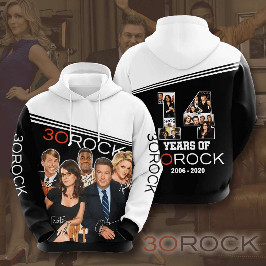 30 Rock Movie Character Anniversary 14 Years 3D Hoodie For Men For Women All Over Printed Hoodie Shirt 2020