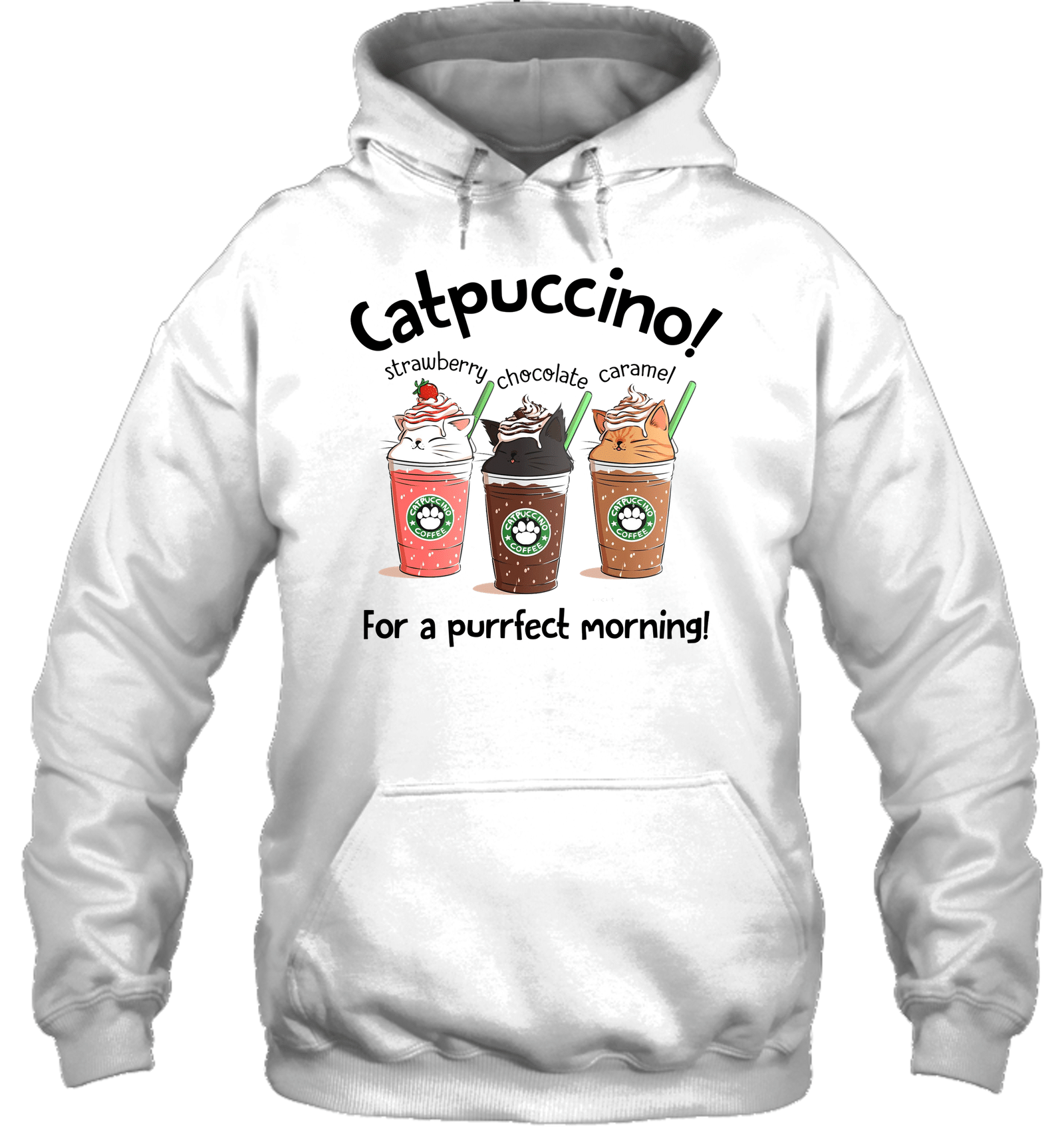 Cat Catpuccino For A Purrfect Morning 3D Hoodie For Men Women All Over 3D Printed Hoodie