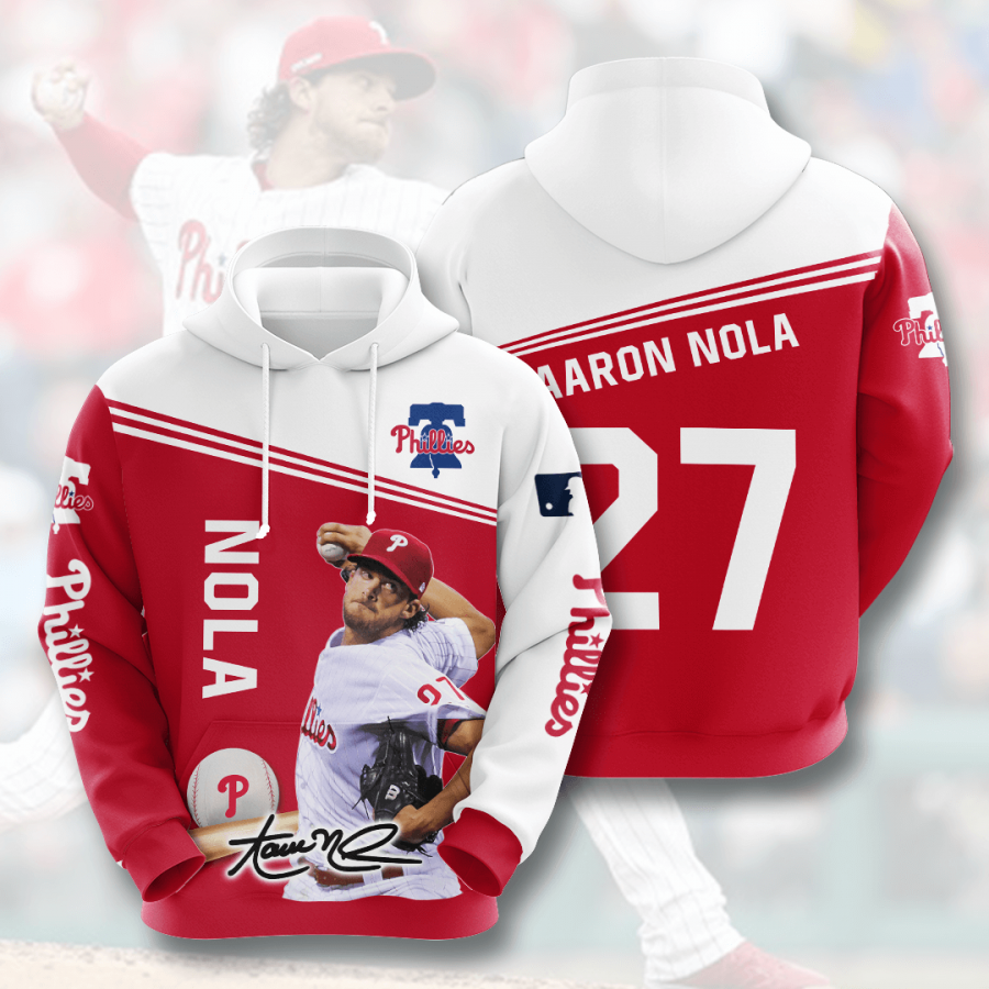 Aaron Nola Philadelphia Phillies 3D Printed Hoodie/Zipper Hoodie