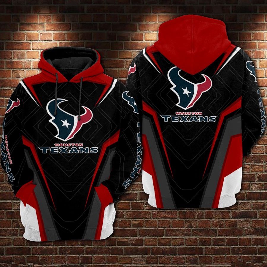 Houston Texans Football For Fans 3D Hoodie All Over Printed Hoodie