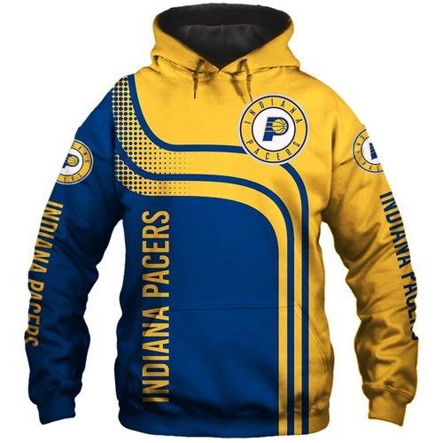 Indiana Pacers Pullover And Zippered Hoodies Custom 3d Indiana Pacers Graphic Printed 3d Hoodie All Over Print Hoodie For Men For Women