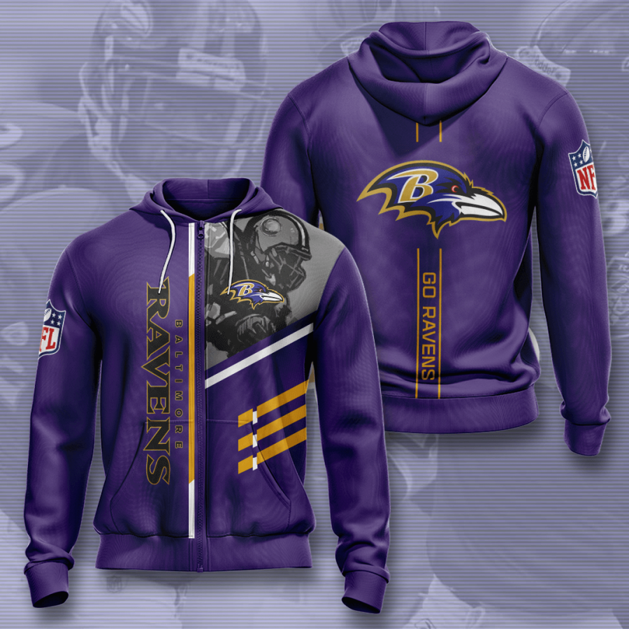 Baltimore Ravens 3D Printed Hoodie/Zipper Hoodie