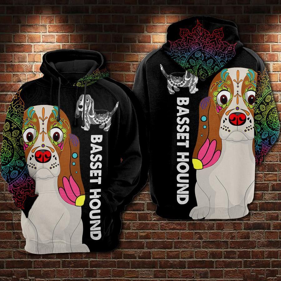 BASSET HOUND 3D Hoodie For Men For Women All Over Printed Hoodie