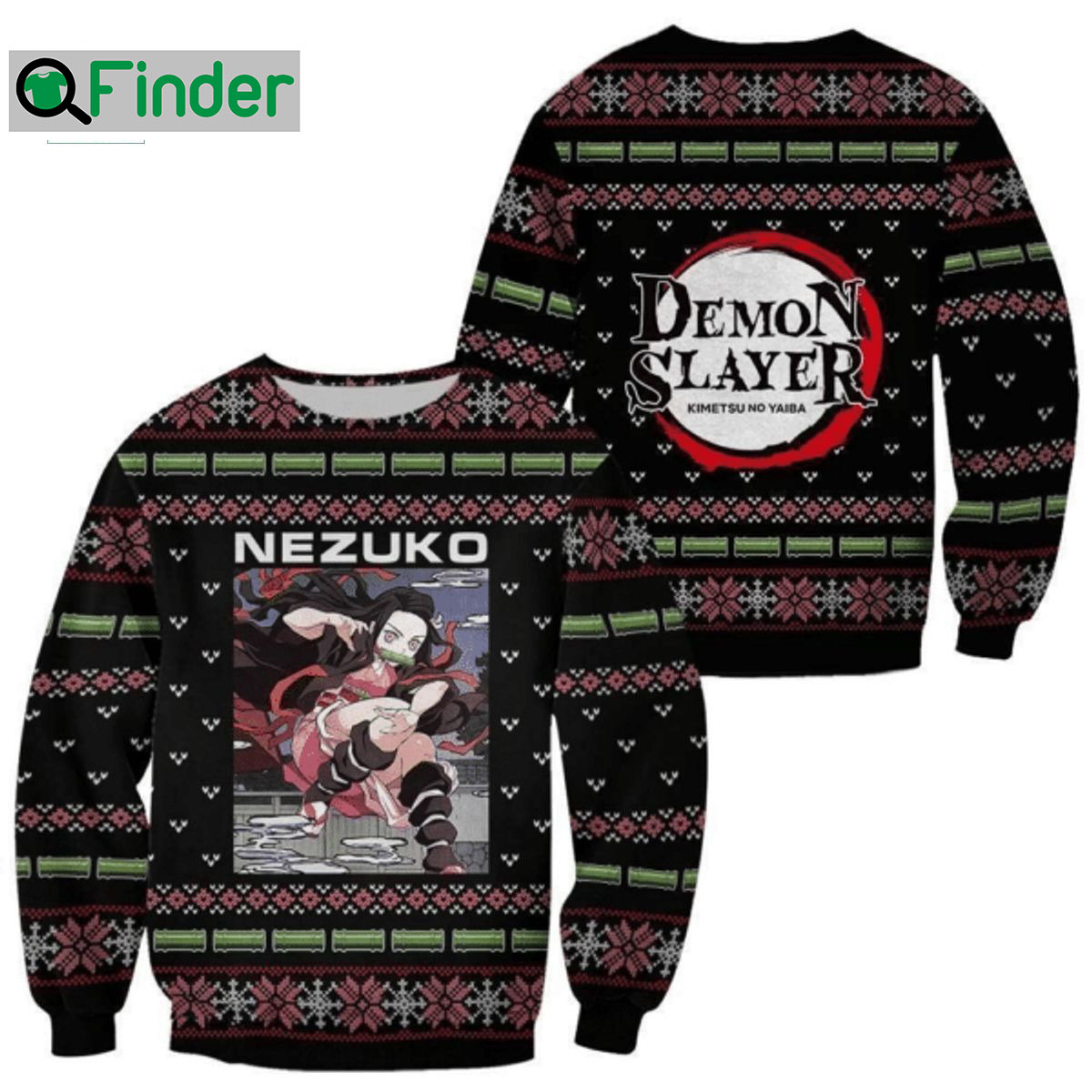 Demon Slayer Nezuko Kamado Ugly Christmas Sweatshirts