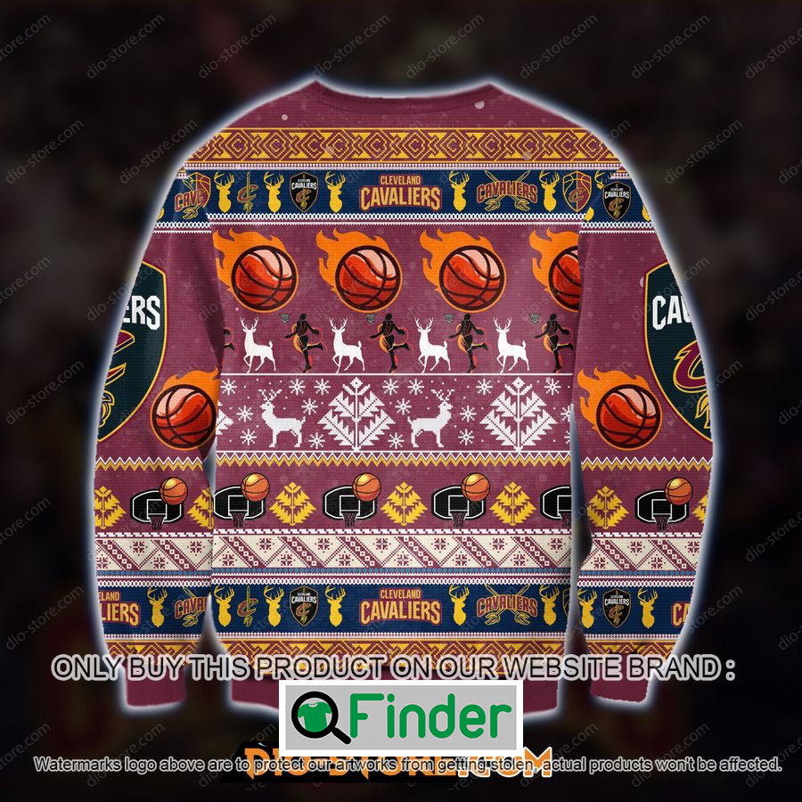 3D Printed Cleveland Cavaliers Ugly Christmas Sweater