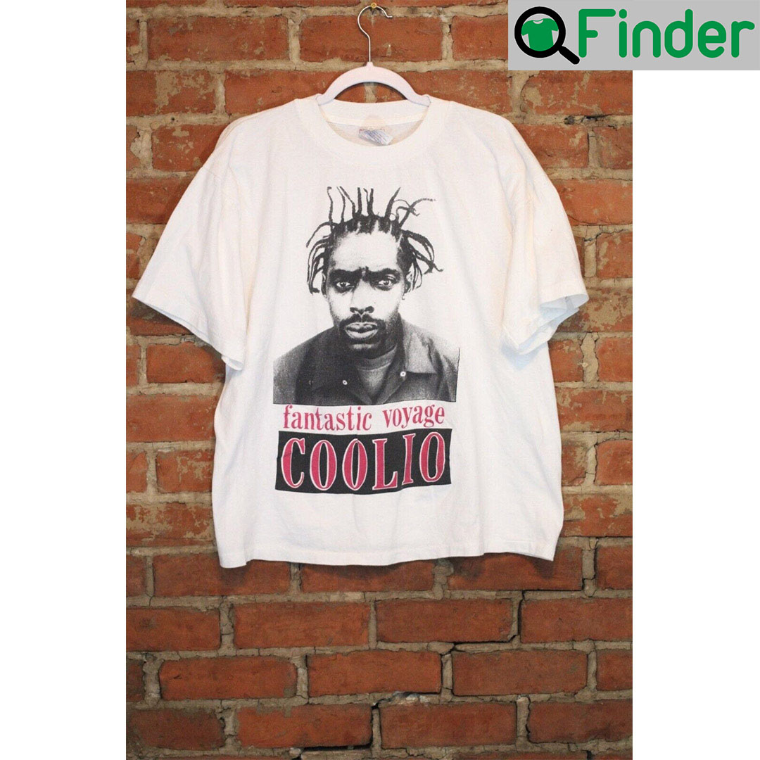 Vintage 90s RIP Coolio Rapper Shirt