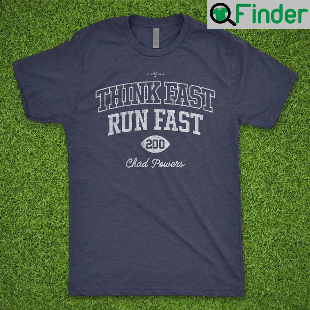 Saquon Barkley Think Fast Run Fast Chad Powers Shirt