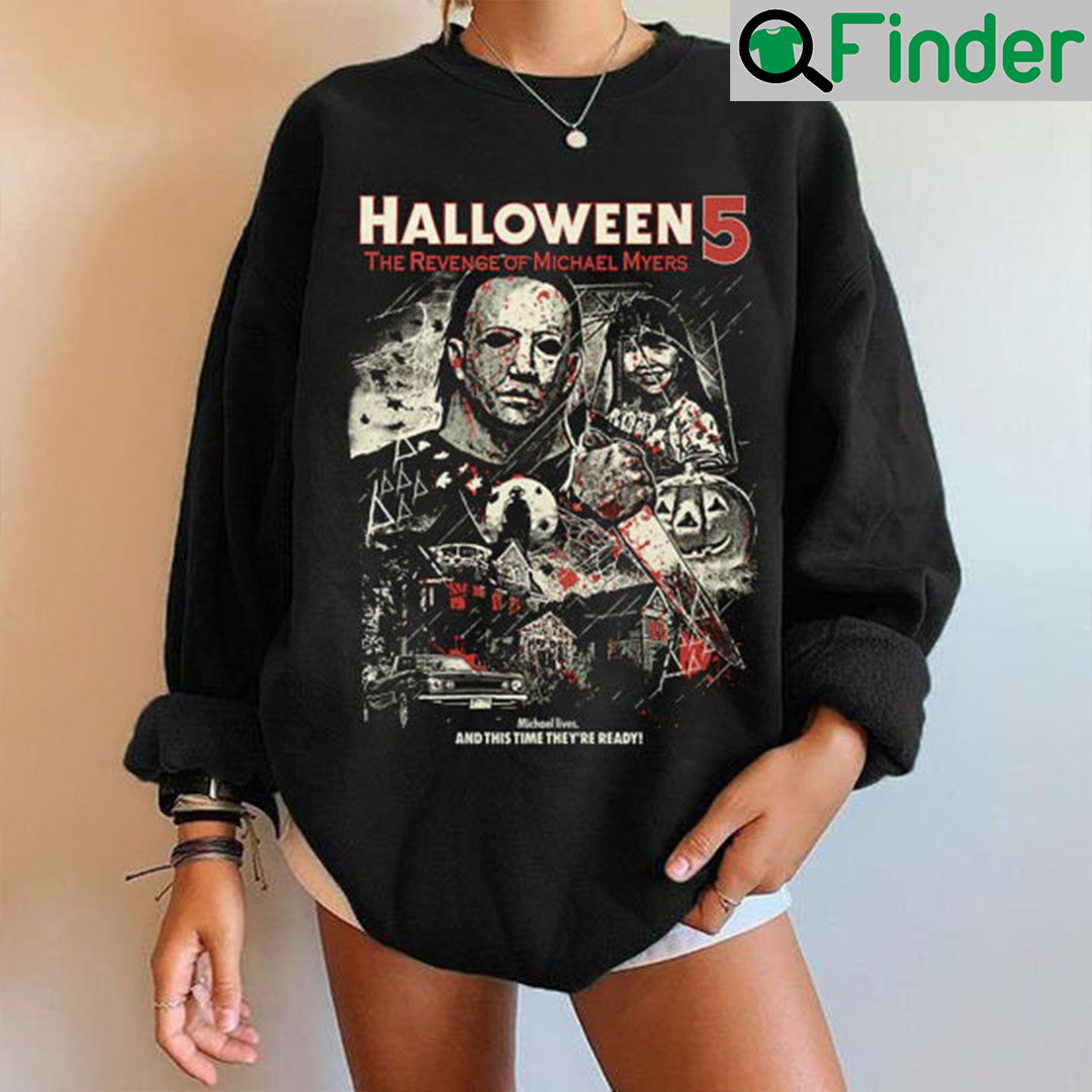 Michael Myers Vintage Halloween 5 Revenger T-Shirt